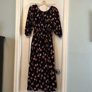 Kate Spade Black Floral Dress
